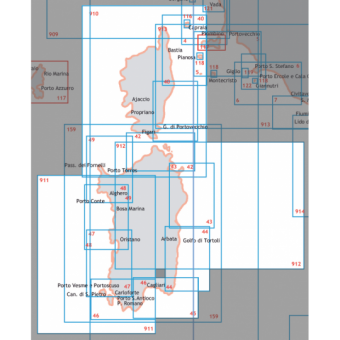 Istituto Idrografico Corsica And Sardinia - From Capo Spartivento To San Pietro Island