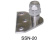 Uflex 65289W - Stainless Steel Gas Spring Flat Mount Bracket SSN 20