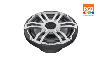 Hertz HEX 6.5 S-LD-G - 6.5" Marine Sport Coax Speakers Gray RGB LED (2 pcs.)