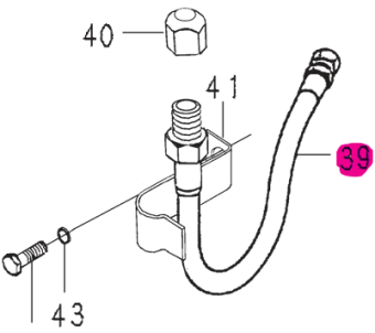 Northern Lights 18-72004 - Oil Drain Hose 