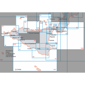 Istituto Idrografico Sicily - From Capo Rama To Marsala And Egadi Islands