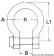 Osculati 08.421.10 - Bow Shackle AISI 316 10 mm (10 pcs)