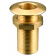 Polished Brass Through Hull With Low Edge 3/8"