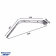 Båtsystem DV32-1KIT - Davit Set for Angled Transom, Including Blocks