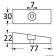 Honda 41109-ZW-1-B000 75/225 HP Zinc Plate Anode 36x17x71 mm - Osculati 43.293.00