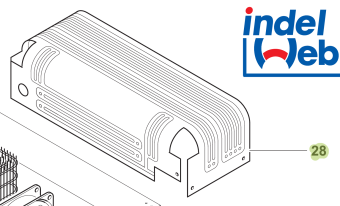 Isotherm SBF00115AA – Evaporator for DR130 Inox Drawer Refrigerator