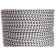 Gleistein ropes Bavaria White - Black Polyester Rope Ø12mm