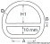 Osculati 39.602.04 - D-Ring with Bar 10x60 mm