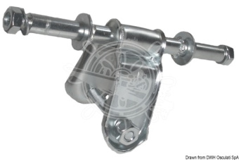 Osculati Butterfly Brackets for 120 mm Boat Trailer Side Rollers