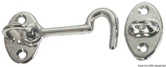 Osculati 38.174.80 - Chromed Brass Doorstop Hook 80 mm