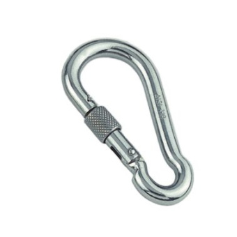 Euromarine Carabiner Hook With Safety Screw A4 Ø5 X 50mm