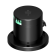 Lopolight 301-108-PRO-I - Navigation Light 3NM 112,5° Green, Starboard, Black Anodized, Ice Class