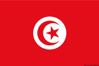 Osculati 35.438.03 - Flag Tunisia 40 x 60 cm