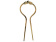 Curved Dividers Brass 180 mm