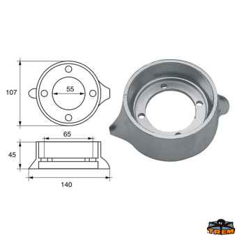 Trem L8240025 - Anodes For Engines Volvo-Penta