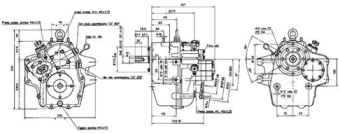 Technodrive Hydraulic Marine Gearbox TM93A, R=2,09:1