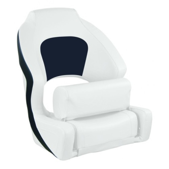 Plastimo 66214 - Deluxe Sport Flip-up Seat - White/blue