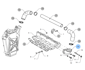 Vetus VFP01305 - Inlet Intake Cover