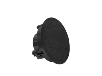 Fusion FM-F77RB - Flush Mount Speaker, 7.7", Round Black (2 pcs.)