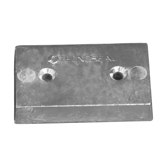Tecnoseal Rectangular Trim Tab Zinc Anode 110x67x20 mm