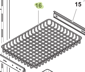 Isotherm SGC00425AA – Big Metal Basket for DR130 Inox Drawer Refrigerator