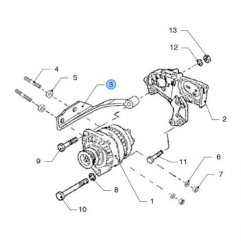 Vetus VFP01833 - Bracket