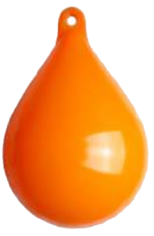 Allpa Anchor (Marker) Buoy, Ø150mm, L=200mm, Orange (Size 1)