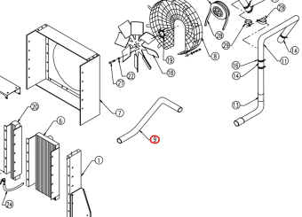 Northern Lights R518763 - Hose, Radiator Outlet