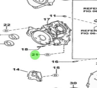 Nanni Diesel 970312586 - Flange Bolt for Timing Case