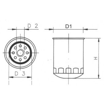 Oil Filter 25-30-40-50-60-70 HP