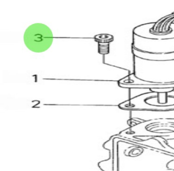 Nanni Diesel 970313597 - Hex Socket Head Bolt for Stop Solenoid