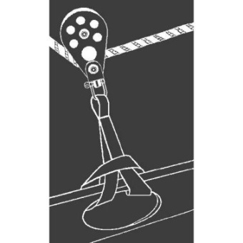Euromarine Lark's Head Pulley Attachment - 1400 daN
