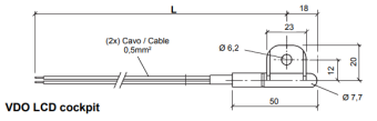 VDO 323-809-010-007C - Temperature Sensor For Air Temperature