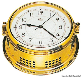 Osculati 28.361.03 - Marine Quartz Clock With Brass Housing