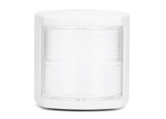 Hella Series 2984 Stern Board Light, 12v/10w, 135°, BSH-2NM, White Housing With Clear Lens
