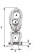 Wichard 2852 - Snap Swivel Shackle Trigger Speedlink HR Stainless Steel 105 mm