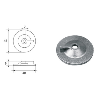 Bukh PRO L8140010 - Zinc AND ALU Anode F/VOLVO PENTA EngineS