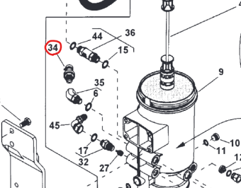 Northern Lights RE154966 - Switch (Fuel pressure) 