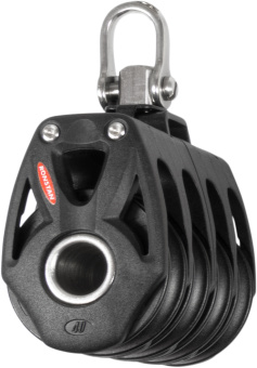 Ronstan RF48400 Series 40 Ball Bearing Orbit Block, Quad, Shackle Head