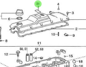 Nanni Diesel 970312025 - Engine Nameplate for Cylinder Head Assembly