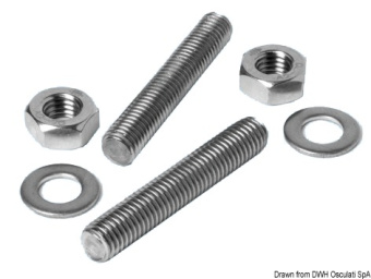 Osculati 40.142.11 - SS Stud Kit For Cleats 10x80 mm