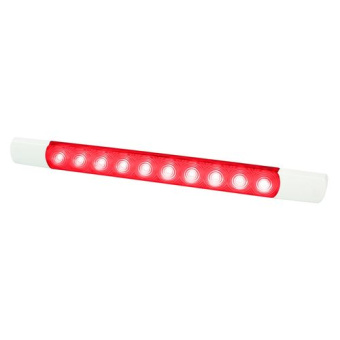 Hella Marine 2JA 980 881-702 - Red 1.5W Courtesy LED Surface Mount Strip Lamp 24V