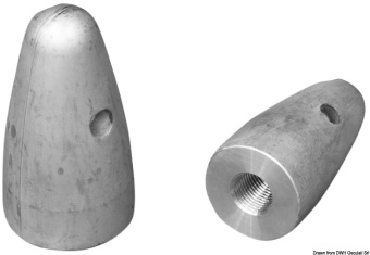 Osculati 43.514.00 - Zinc Ogive For Propeller Ø 35/40 mm