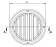 Hollex Ventilation Grill 128mm