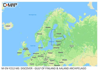 C-MAP Memory Card Discover - Gulf of Finland & Åland Islands Archipelago