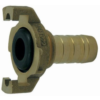 Midinox Brass Express Coupling + Gasket - ø15mm - Ribbed Flange