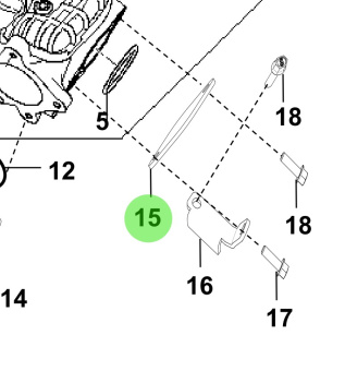 Bukh 00500-BS151 - Intake Manifold Cover for S270J Engines