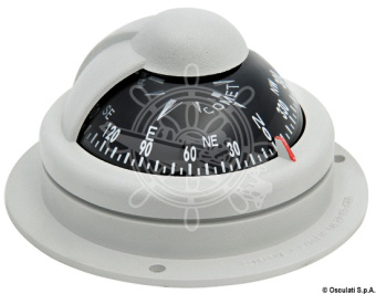 Osculati 25.006.01 - RIVIERA Comet Compass 2" Surface Mounting Grey