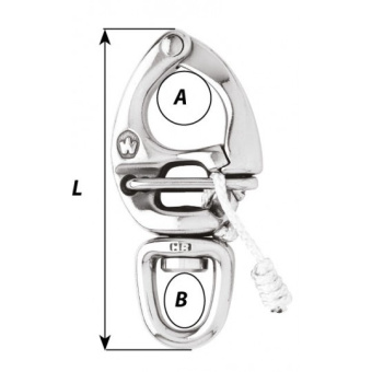 Wichard Carabiner For Spinnaker 70 mm