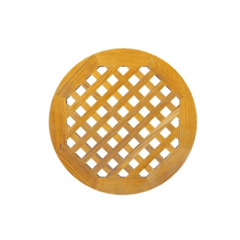 Teak Circular Grating Coasters